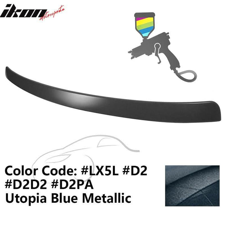 2009-2014 Audi A4 Quattro B8 Sedan 4Door Painted ABS Rear Roof Spoiler