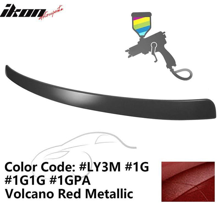 2009-2014 Audi A4 Quattro B8 Sedan 4Door Painted ABS Rear Roof Spoiler