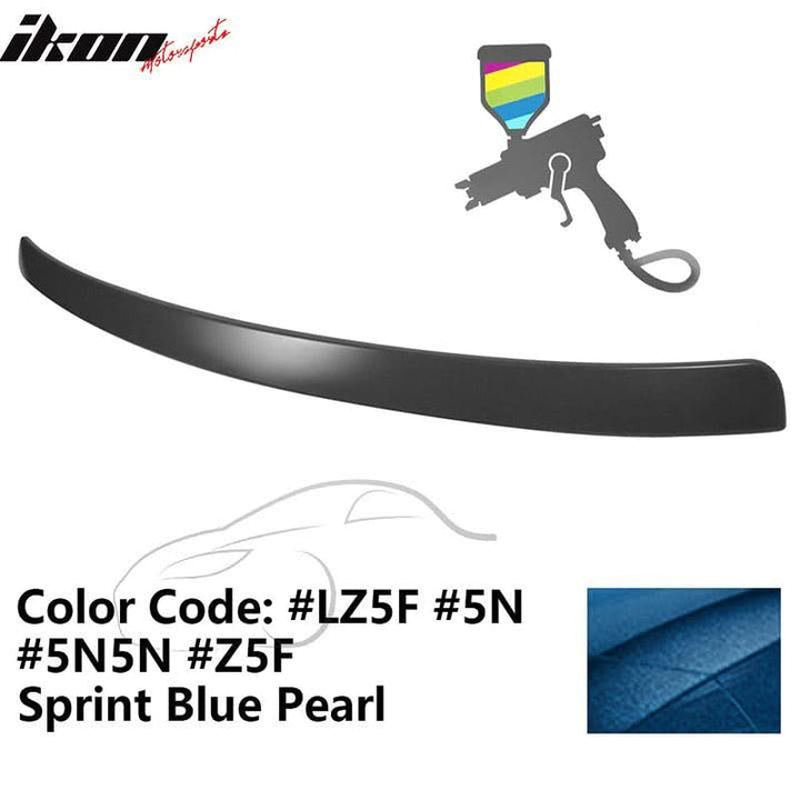 2009-2014 Audi A4 Quattro B8 Sedan 4Door Painted ABS Rear Roof Spoiler