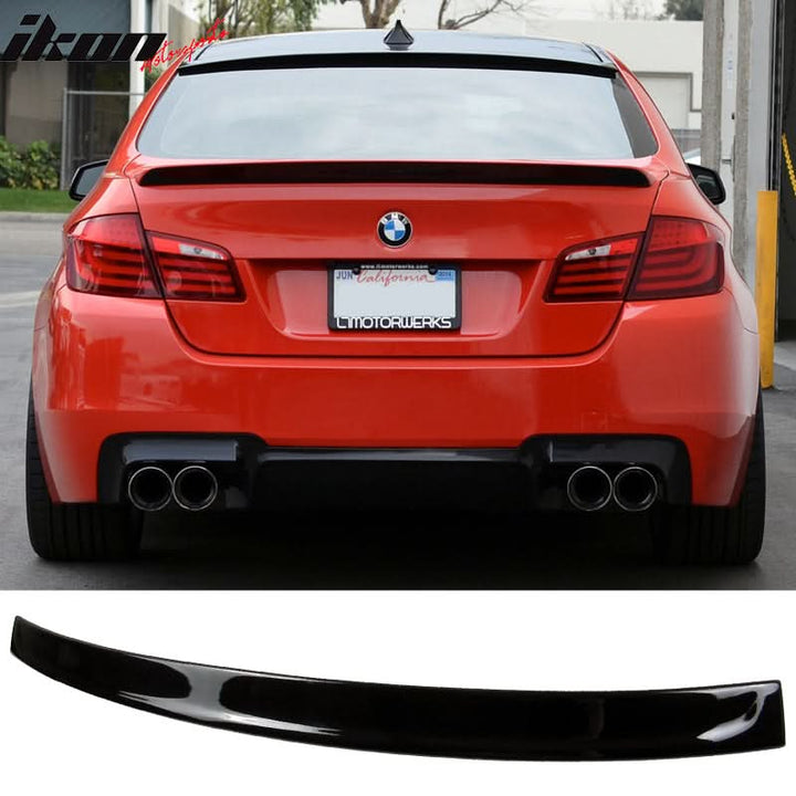2011-2016 BMW F10 5 Series Sedan 3D Style Roof Spoiler ABS