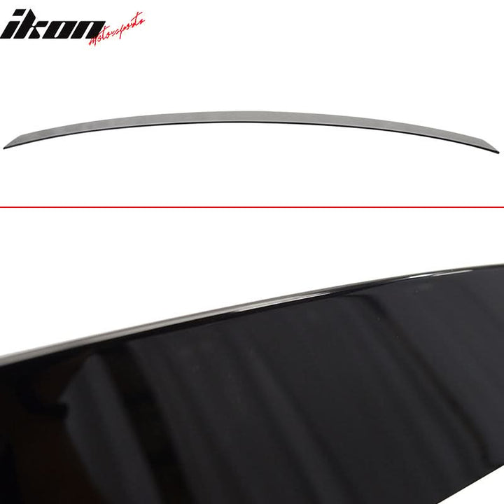 2008-2014 Benz W204 #040 Black AMG Style Trunk & OE Roof Spoiler ABS