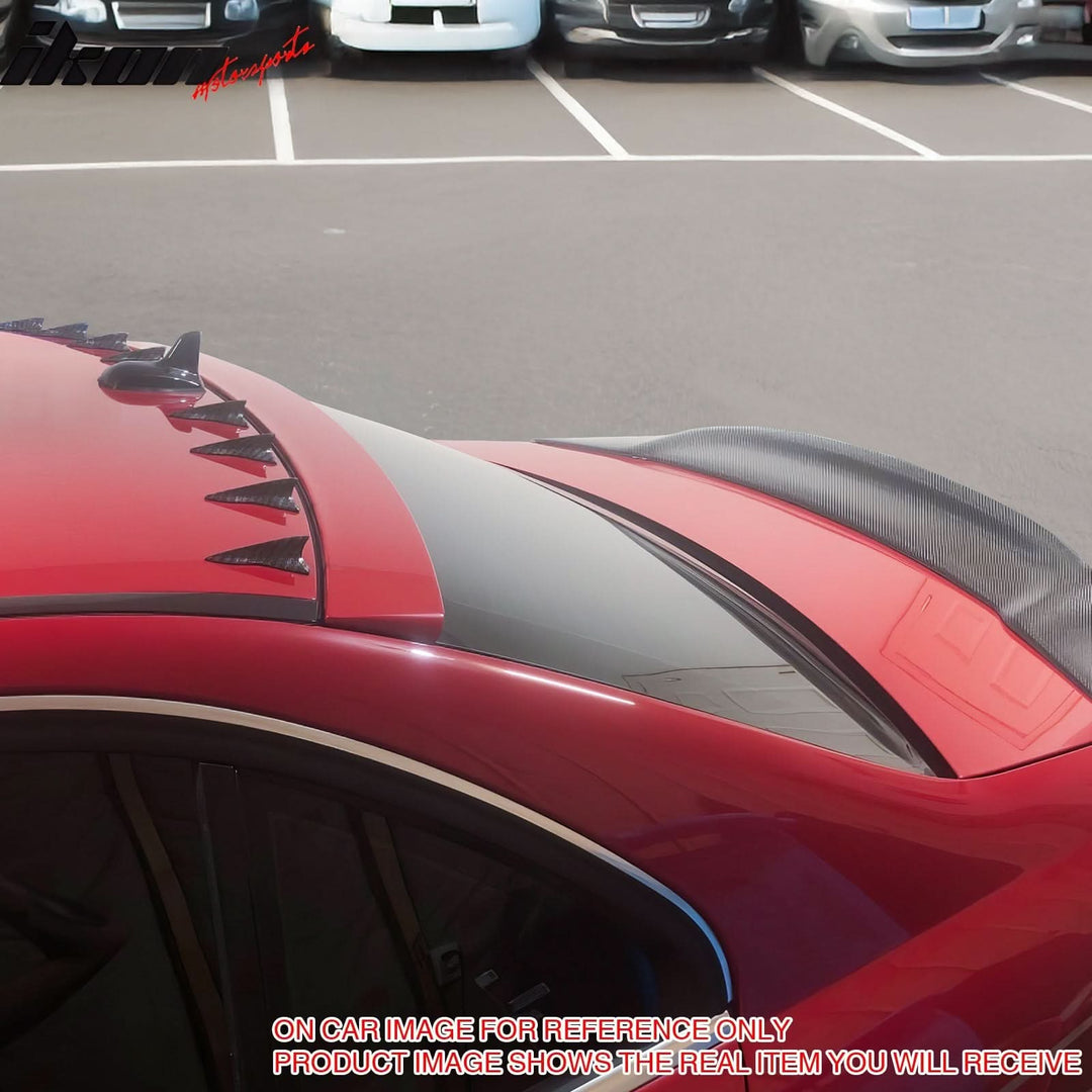 2008-2014 Mercedes Benz C-Class 4Door OE Style Rear Roof Spoiler ABS