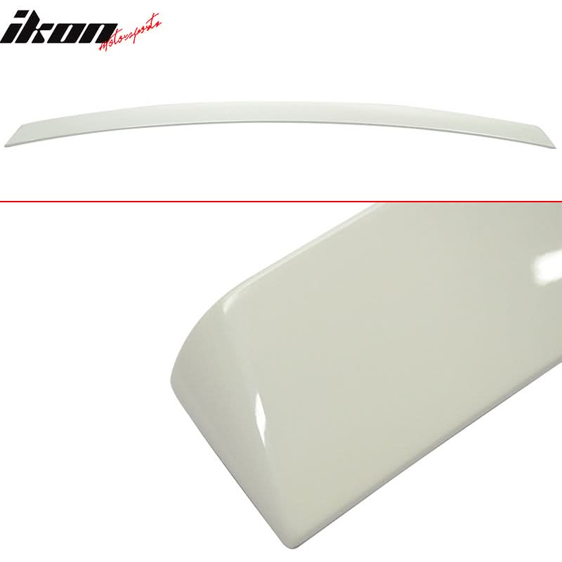 2010-2016 Benz W212 #650 White AMG Trunk Spoiler & OE Roof Wing ABS