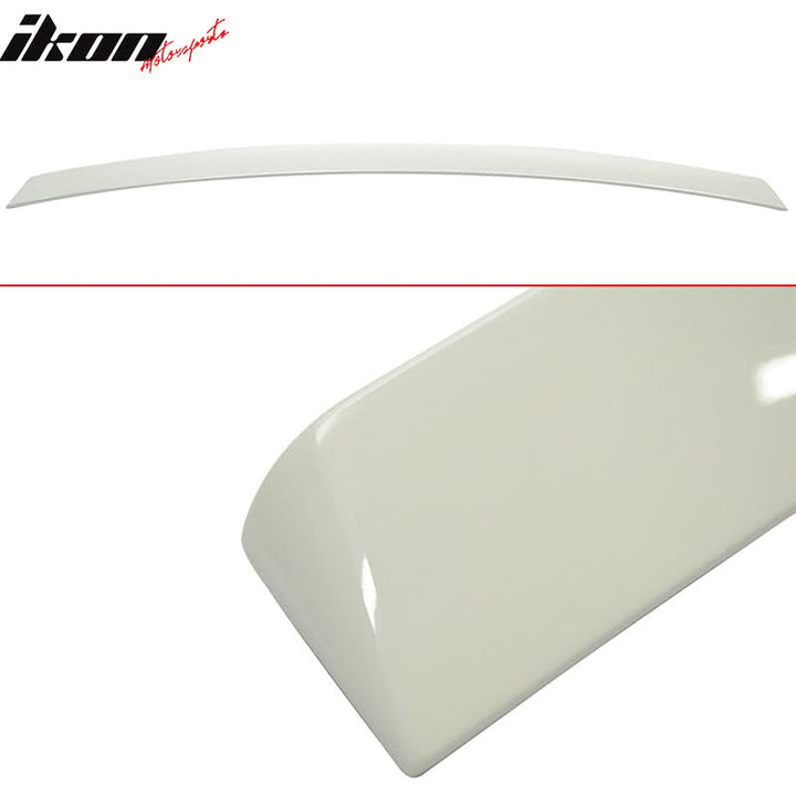 2010-2016 Benz W212 #650 White AMG Trunk Spoiler & OE Roof Wing ABS