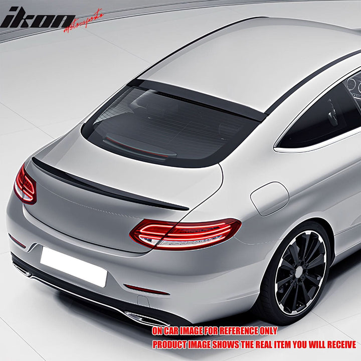 15-21 Benz W205 C-Class Coupe Roof Spoiler OE Style Carbon Fiber Wing