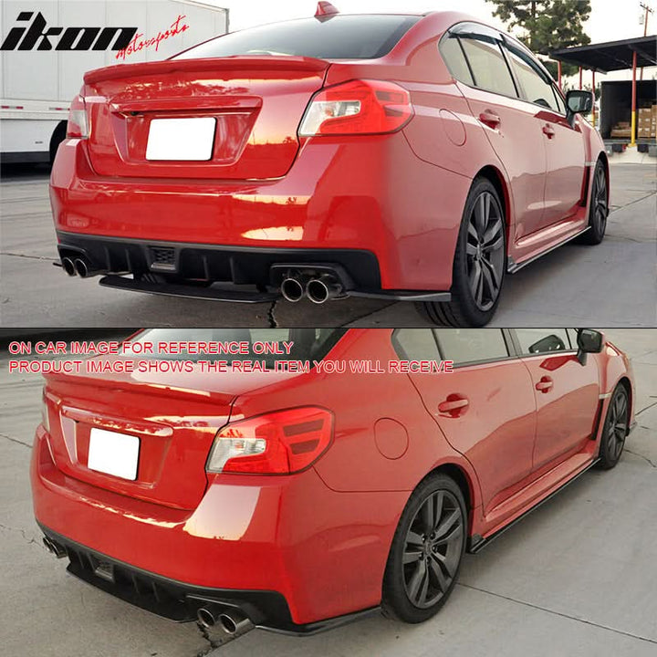 2015-2021 Subaru WRX STI Style Painted #K1X Rear Bumper Diffuser ABS