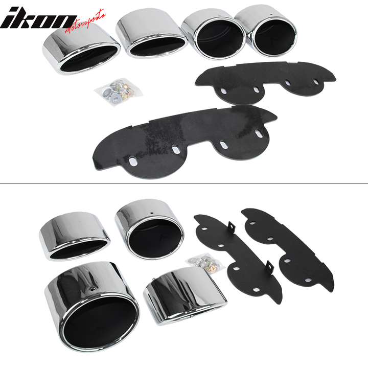 2019-2022 Toyota Corolla 5DR Rear Lip Diffuser Aprons Muffler Tip ABS