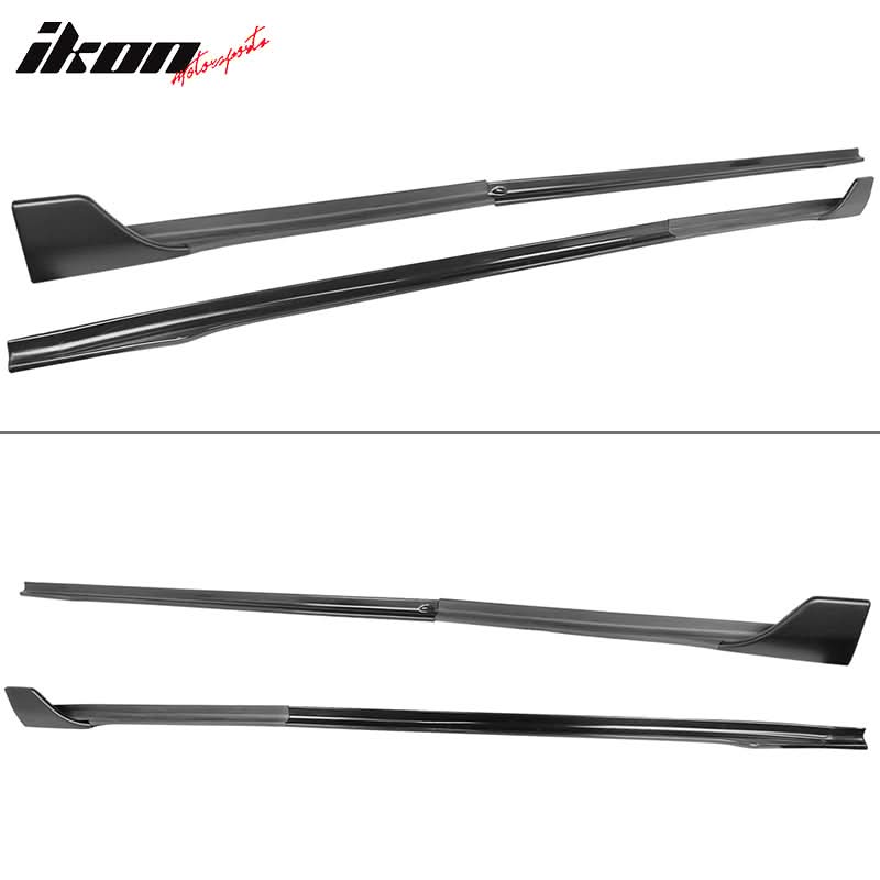 2017-2023 Tesla Model 3 V Style Unpainted Side Skirts Extension 6PC PP