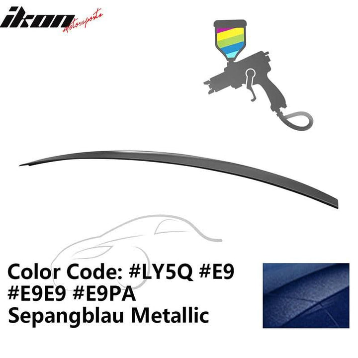 2009-2014 Audi A4 Quattro B8 4Door Painted ABS Trunk Spoiler Wing