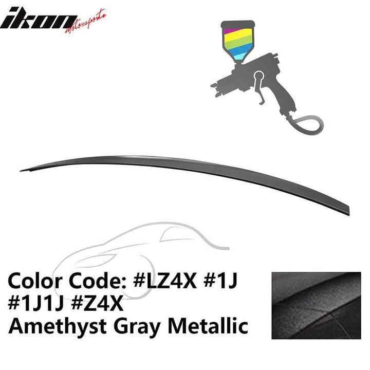 2009-2014 Audi A4 Quattro B8 4Door Painted ABS Trunk Spoiler Wing