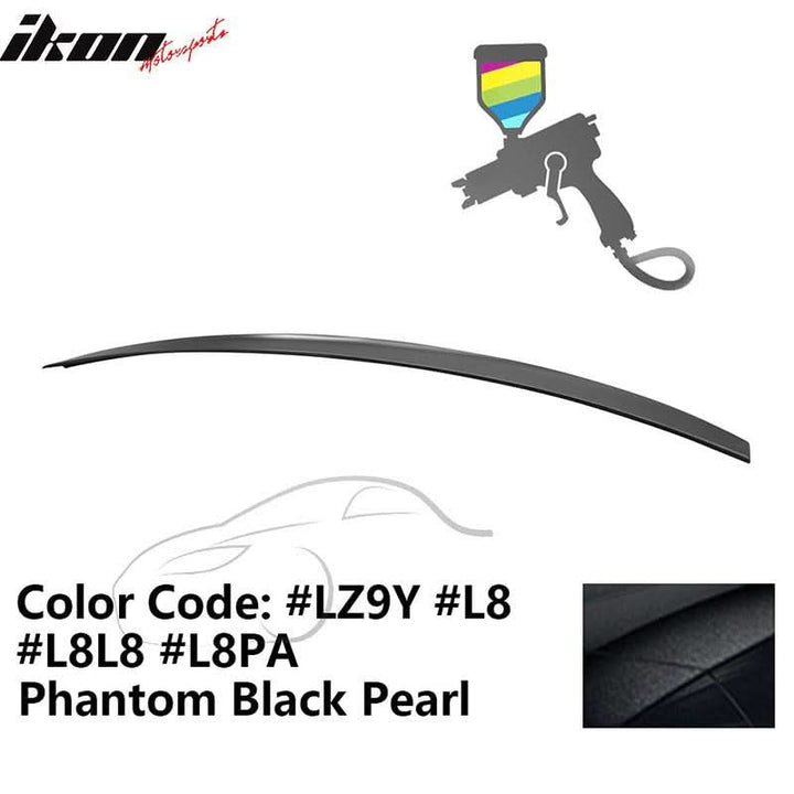 2009-2014 Audi A4 Quattro B8 4Door Painted ABS Trunk Spoiler Wing