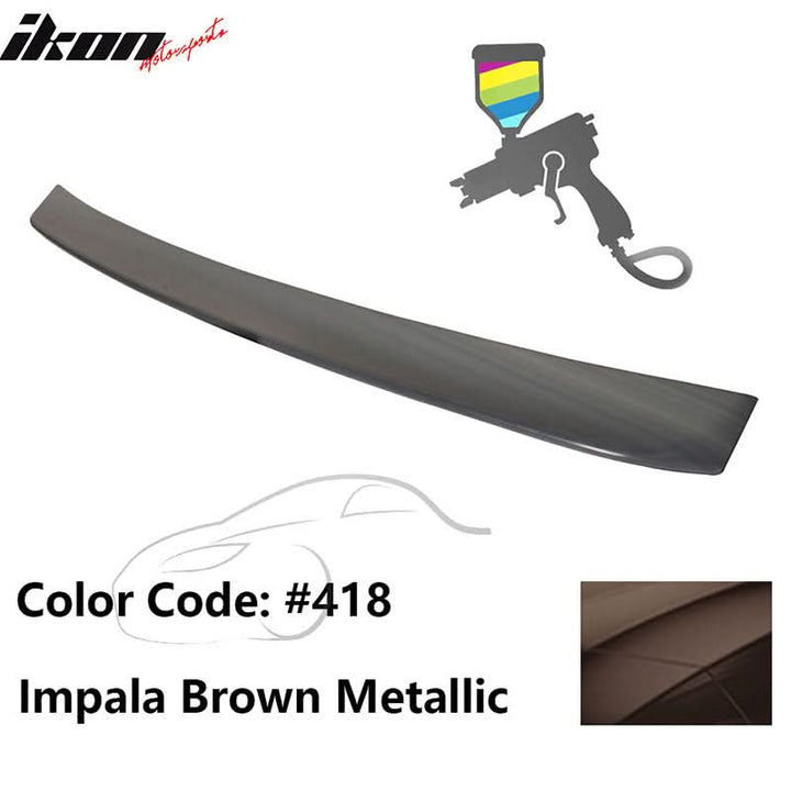 2000-2006 BMW E53 X5 SUV Euro Style Black Rear Roof Window Spoiler ABS