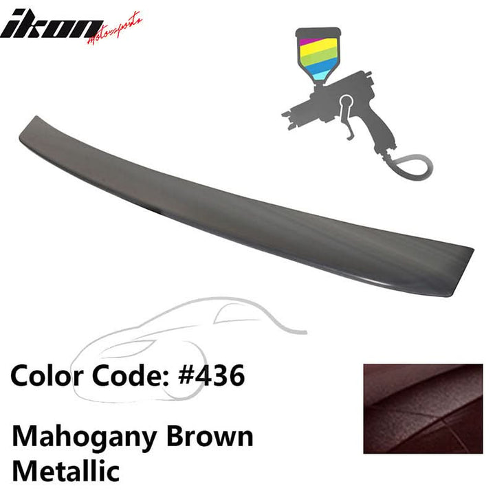 2000-2006 BMW E53 X5 SUV Euro Style Black Rear Roof Window Spoiler ABS