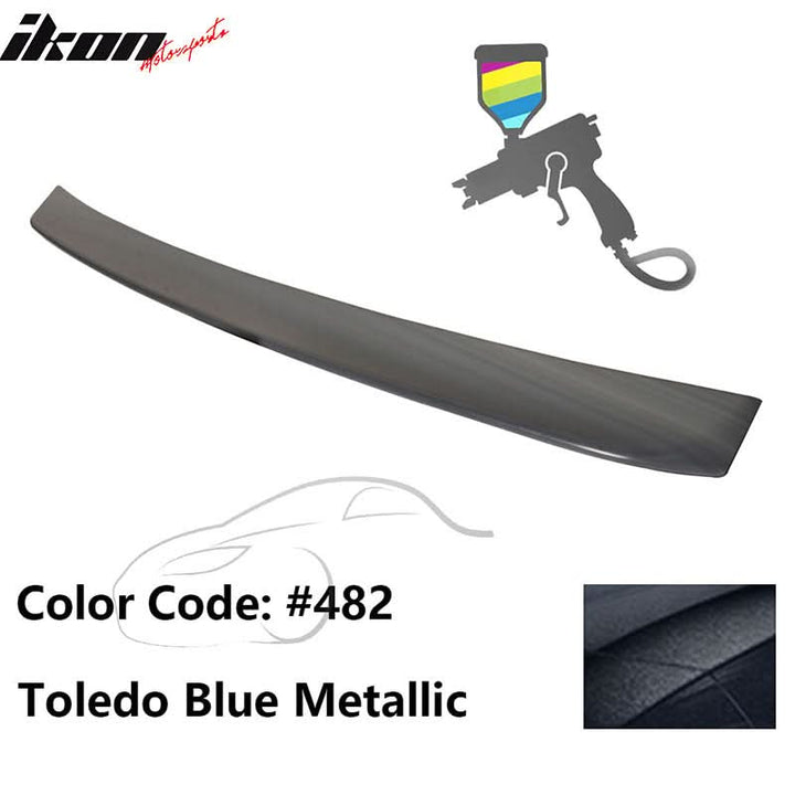 2000-2006 BMW E53 X5 SUV Euro Style Black Rear Roof Window Spoiler ABS