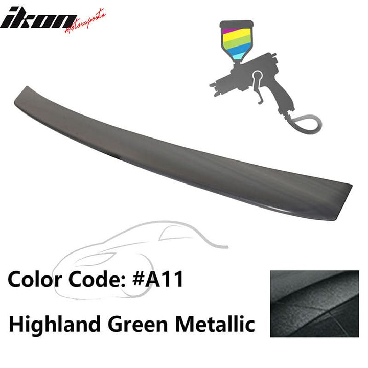 2000-2006 BMW E53 X5 SUV Euro Style Black Rear Roof Window Spoiler ABS