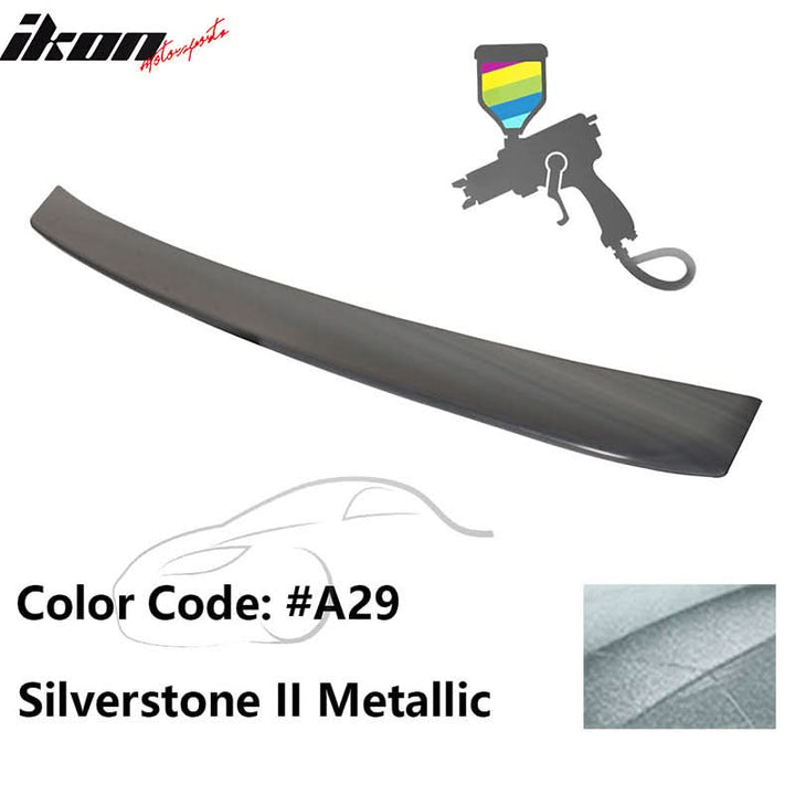 2000-2006 BMW E53 X5 SUV Euro Style Black Rear Roof Window Spoiler ABS
