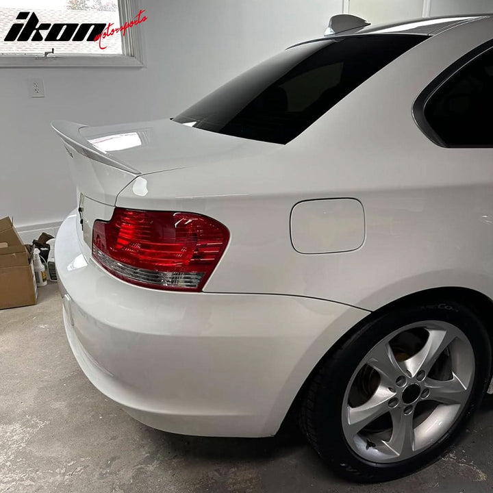 2007-2013 BMW 1-Series E82 Coupe Unpainted Rear Spoiler Wing ABS