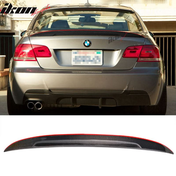2007-2013 BMW 3 Series E92 2Dr Coupe P Style Red Line Trunk Spoiler