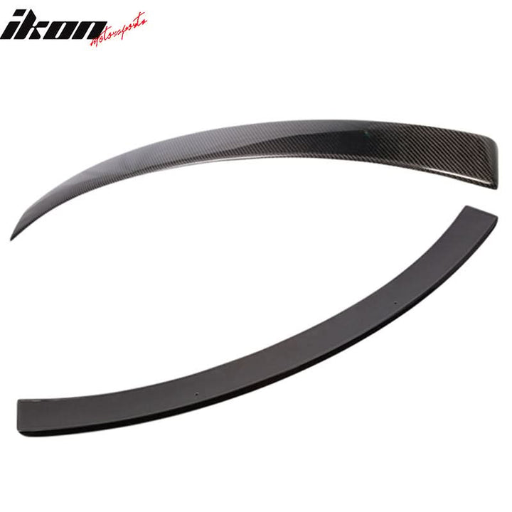 Fits 08-14 C-Class W204 CF OE Roof Wing & V Type Trunk Spoiler
