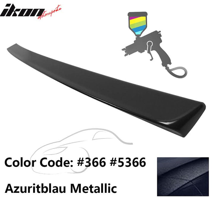 1995-2001 Mercedes Benz W210 Sedan ABT Style Rear Trunk Spoiler ABS