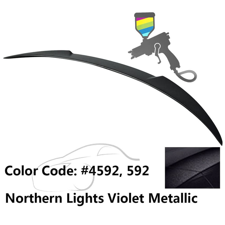 2013-2018 Mercedes Benz W117 CLA Class Sedan V Style Trunk Spoiler ABS