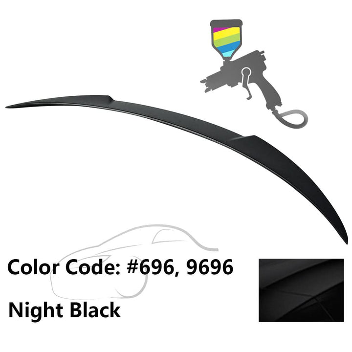 2013-2018 Mercedes Benz W117 CLA Class Sedan V Style Trunk Spoiler ABS