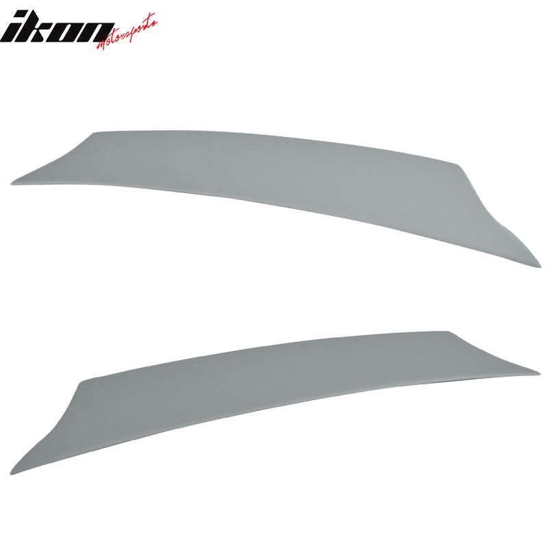 2016-2021 Honda Civic X 10th FC 4Dr Sedan Gray Trunk Spoiler Wing FRP