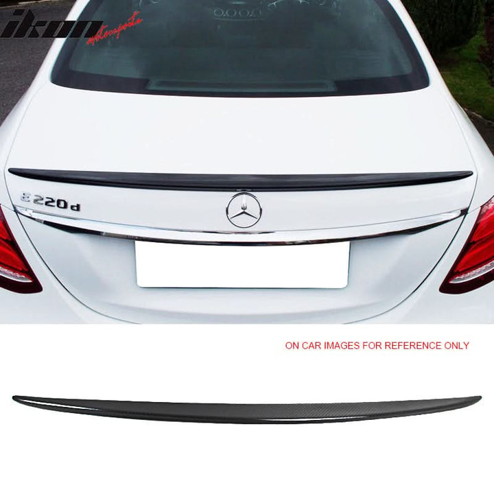 2017-2021 Benz E Class W213 Sedan 4Dr Carbon Fiber CF Trunk Spoiler