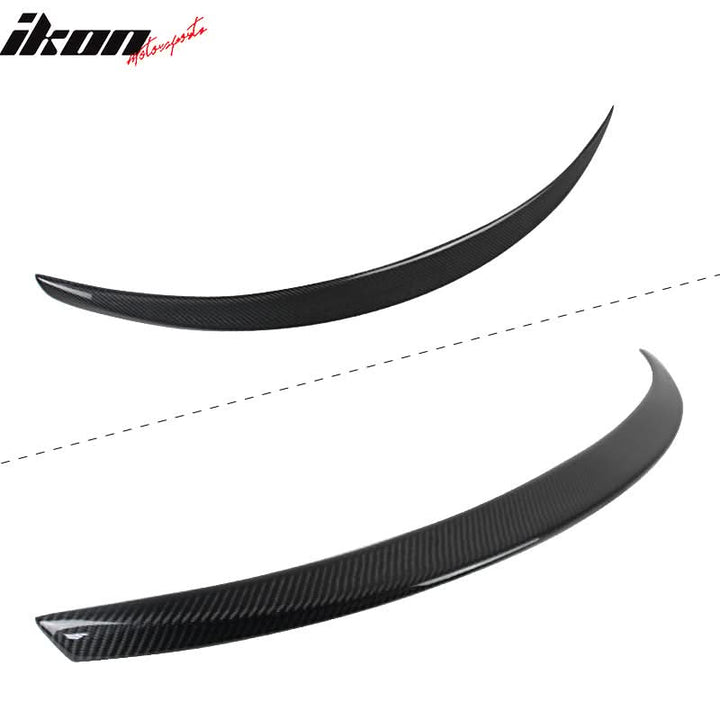 2014-2022 Infiniti Q50 Sedan 4Dr Ikon Style Carbon Fiber Trunk Spoiler