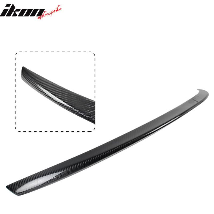 2014-2022 Infiniti Q50 Sedan 4Dr Ikon Style Carbon Fiber Trunk Spoiler