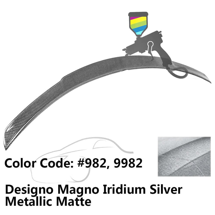 2015-2021 Mercedes Benz W205 Sedan 4-Door B Style Trunk Spoiler ABS