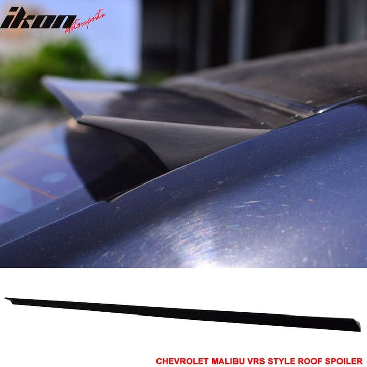 2004-2007 Chevrolet Malibu VRS Style Unpainted Black Roof Spoiler PUF