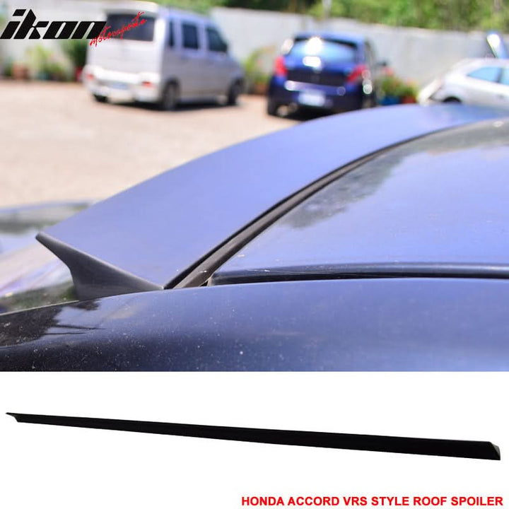 2008-2012 Honda Accord 8th VRS Style Roof Spoiler Unpainted Black PUF