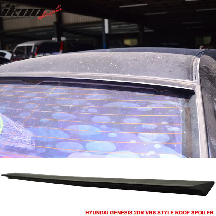 2010-2012 Hyundai Genesis 2Dr VRS Style Unpainted Roof Spoiler PUF