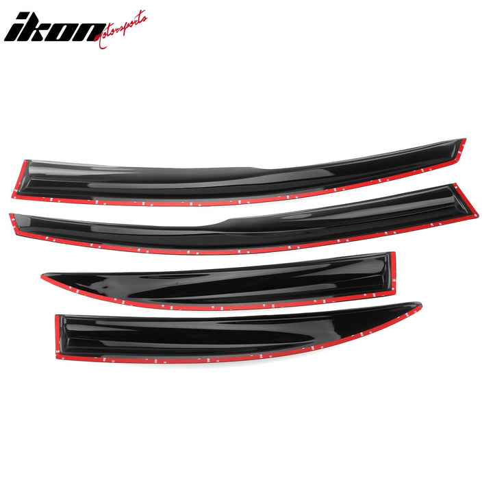 2006-2011 Honda Civic Sedan Window Visors Polycarbonate