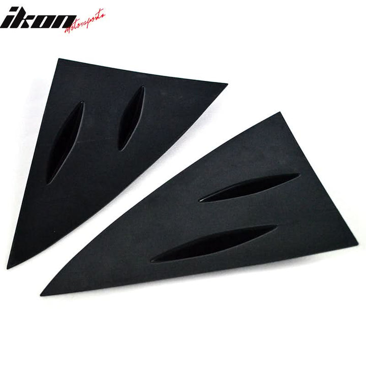 2014-2019 Benz W117 C117 CLS-Class 4Dr Matte Black Side Window Louvers