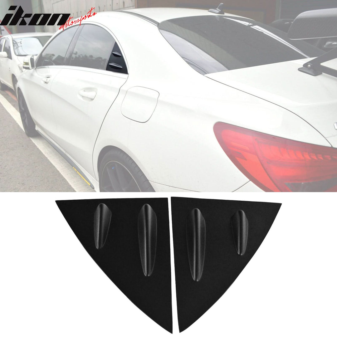 2014-2019 Benz W117 C117 CLS-Class Sedan Unpainted Side Window Louvers