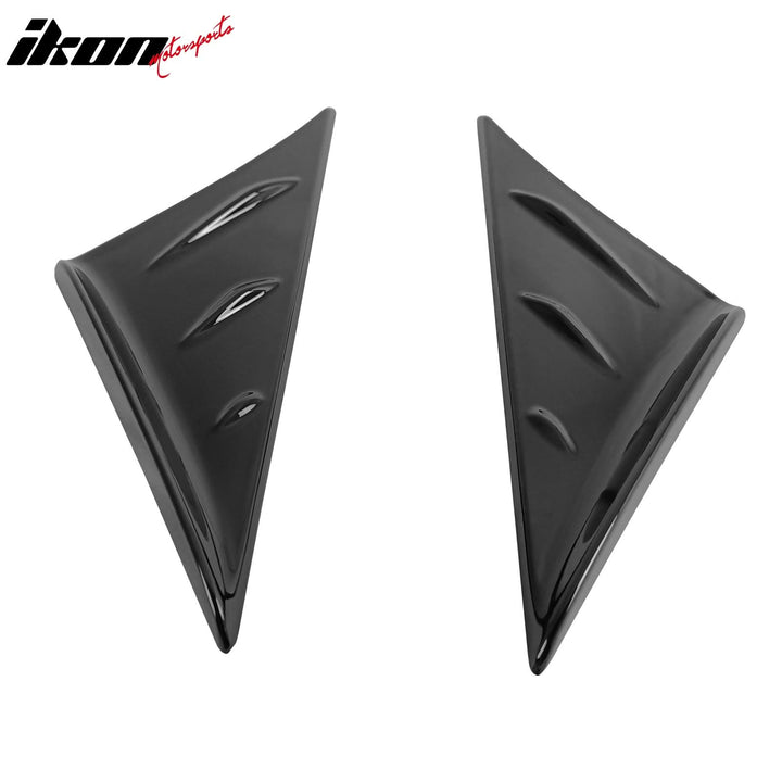 2019-2025 Toyota GR Supra J29 Painted #202 Black Side Window Louvers