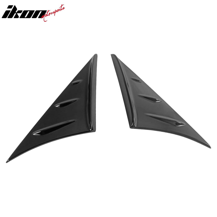 2019-2025 Toyota GR Supra J29 Painted #202 Black Side Window Louvers