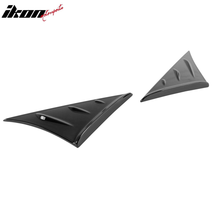 2019-2025 Toyota GR Supra J29 Painted #202 Black Side Window Louvers