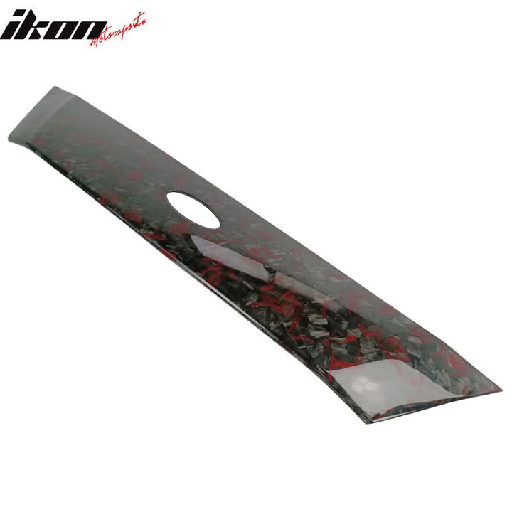 2018-2020 Ford Focus Hatchback Hood Cover Decor Scoop - Red Forged CF