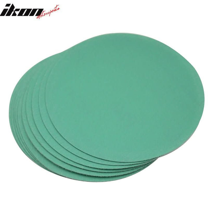 10PCS Disc 240 Grit 5 PSA Green Auto Sanding Paper Sheets Sand Velcro
