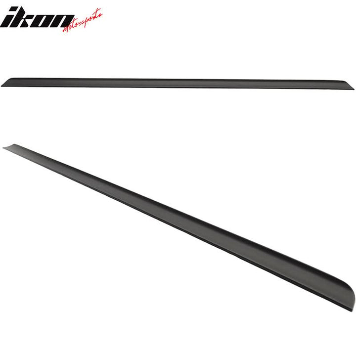 2003-2008 Audi A8 4E PV Style Black Trunk Spoiler PU Flexible