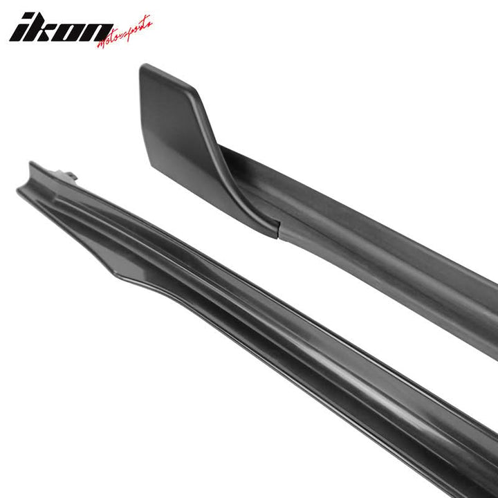 2017-2023 Tesla Model 3 V Matte Black Side Skirts Extension 6PC PP