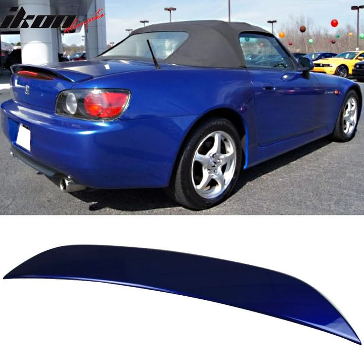 2000-2009 Honda S2000 AP1 #B66P Monte Carlo Blue Pearl Trunk Spoiler