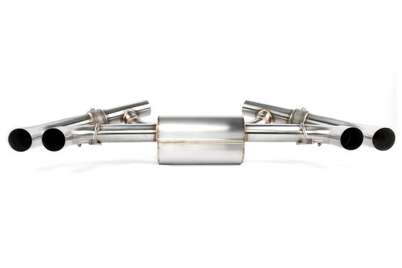 Dinan Valved Axle-Back Exhaust - 2022-2025 BMW M240i Stainless Steel - Polished Tips - G42