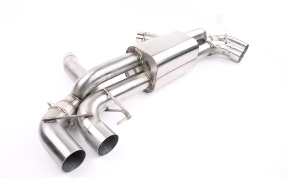 Dinan Free Flow Axle-Back Exhaust - 2018-2023 BMW M5 Stainless Steel - Black Tips - F90