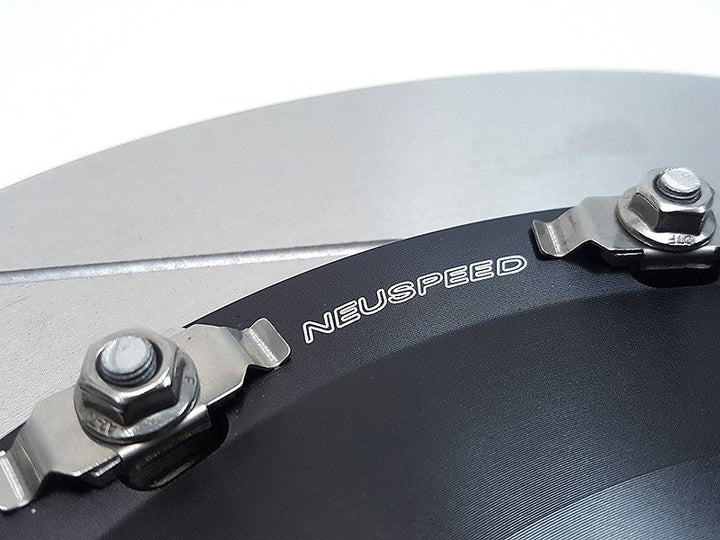 2-Piece Floating Brake Rotors Upgrade Kit | Rear 350mm Slotted • MQB Golf R Mk7, TT RS 8S/S3/RS 3 8V