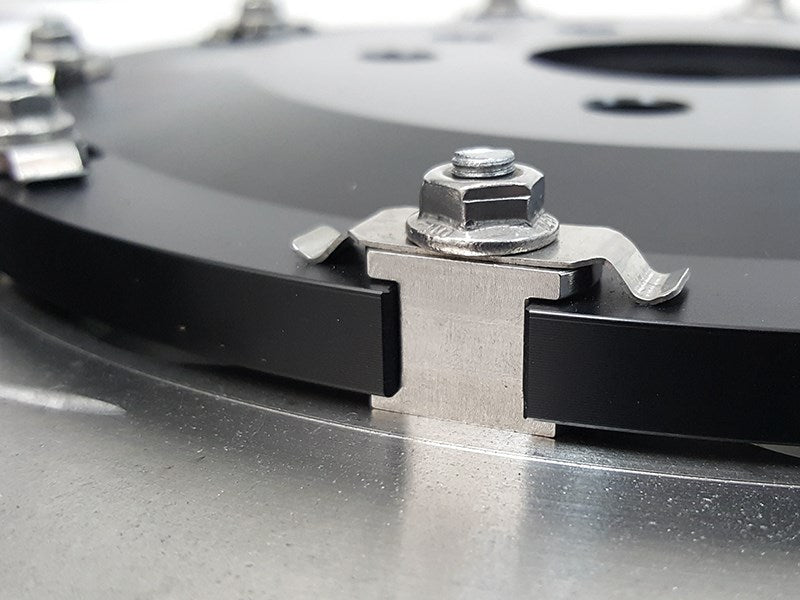 2-Piece Floating Brake Rotors Upgrade Kit | Rear 350mm Slotted • MQBe Golf GTI/R Mk8, S3/RS 3 8Y