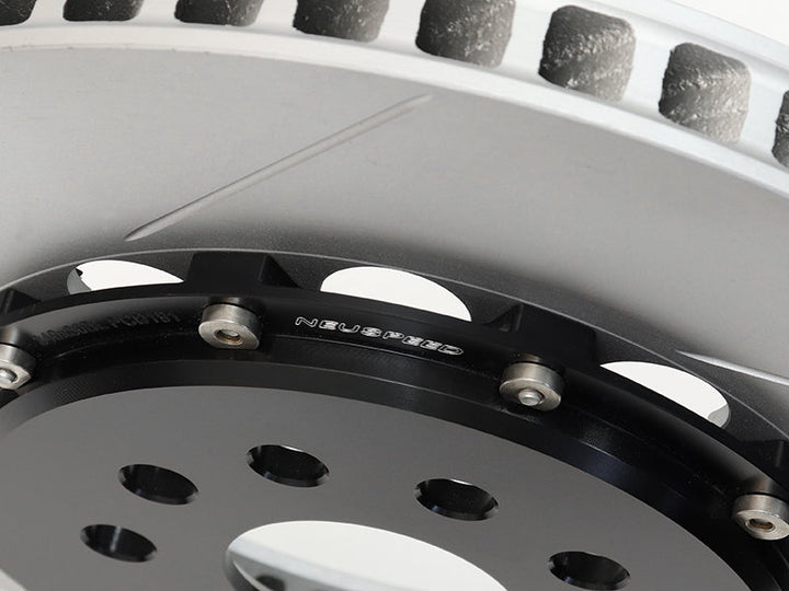2-Piece Floating Brake Rotors | Front Kit 340mm Slotted • MQB/MQBe